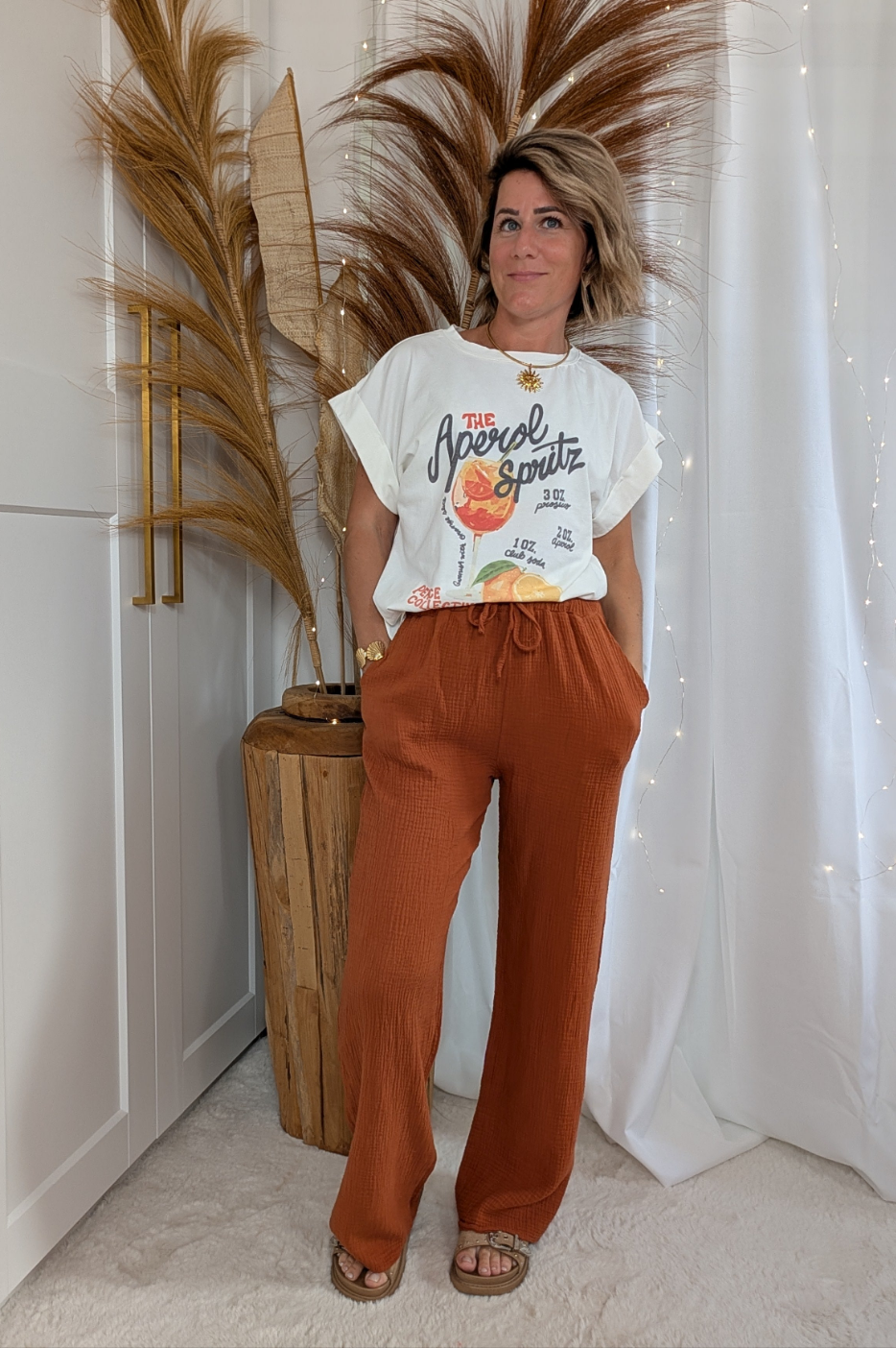 Tee-shirt blanc Apero Spritz