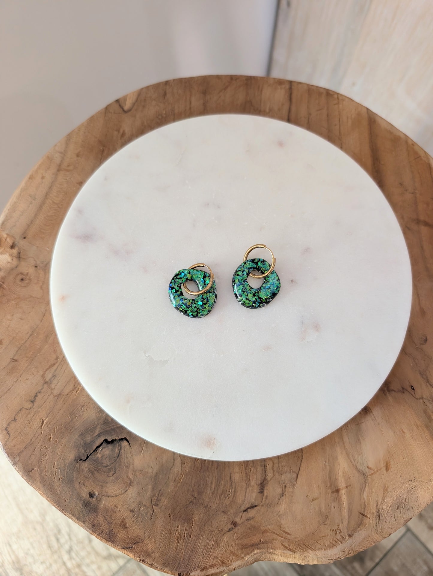 Boucles d'oreilles Paillettes