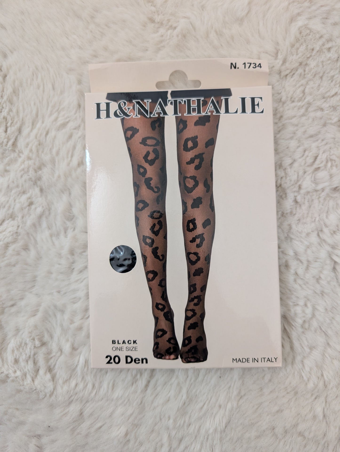 Collant fantaisie léopard