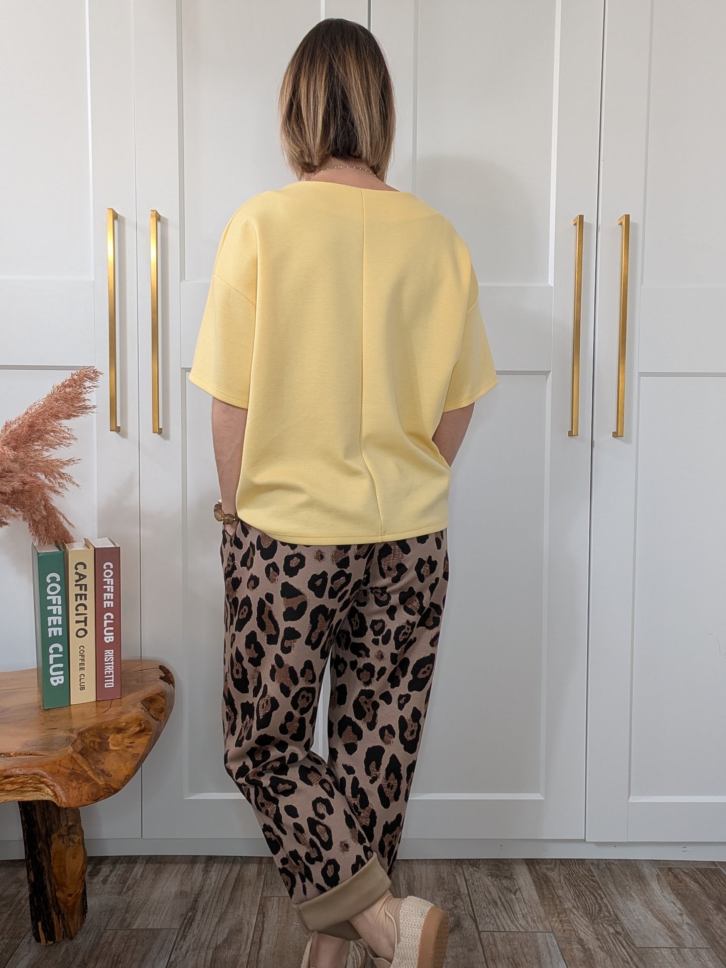 Tee-shirt Jeanne jaune