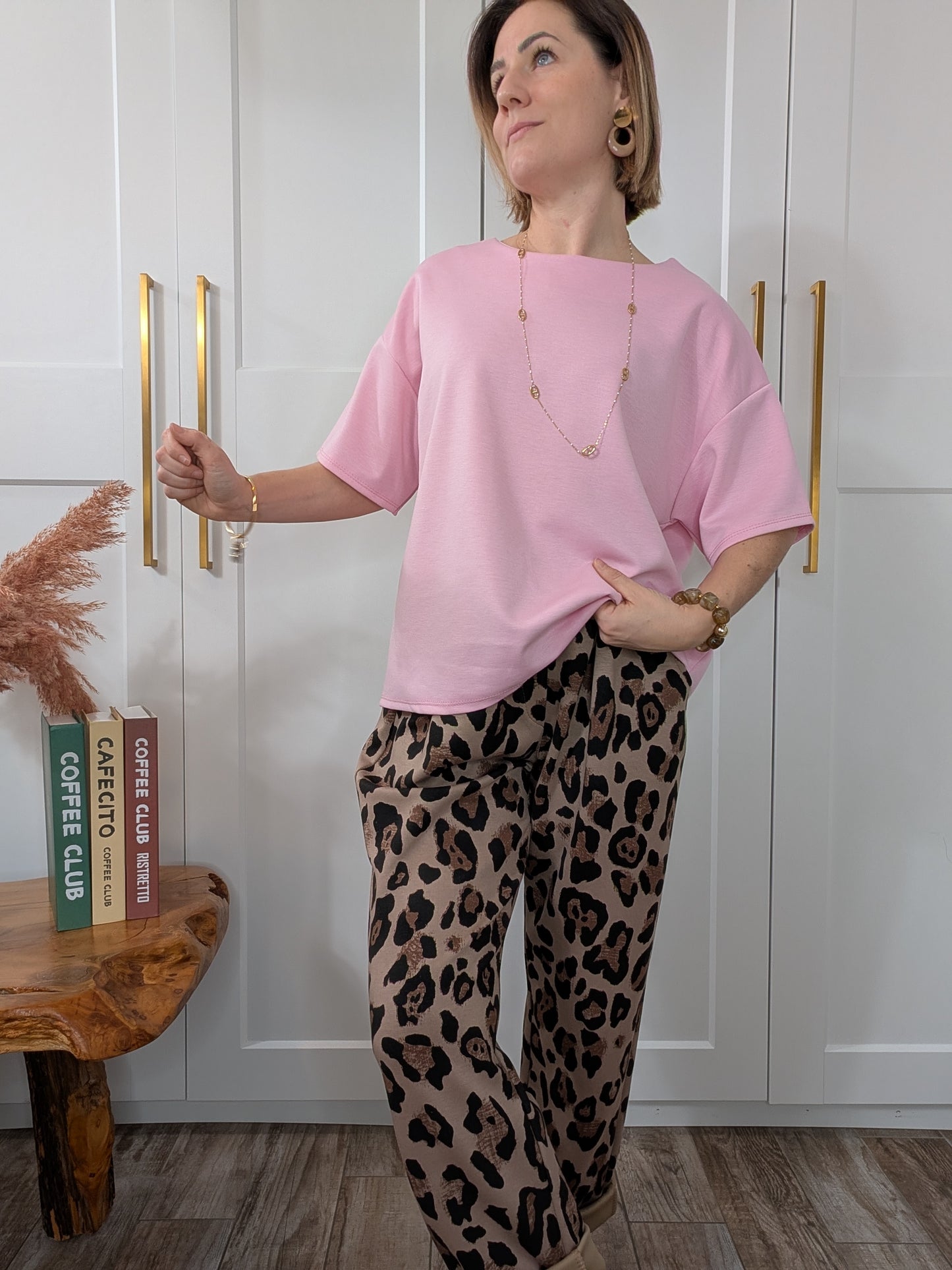 Tee-shirt Jeanne rose