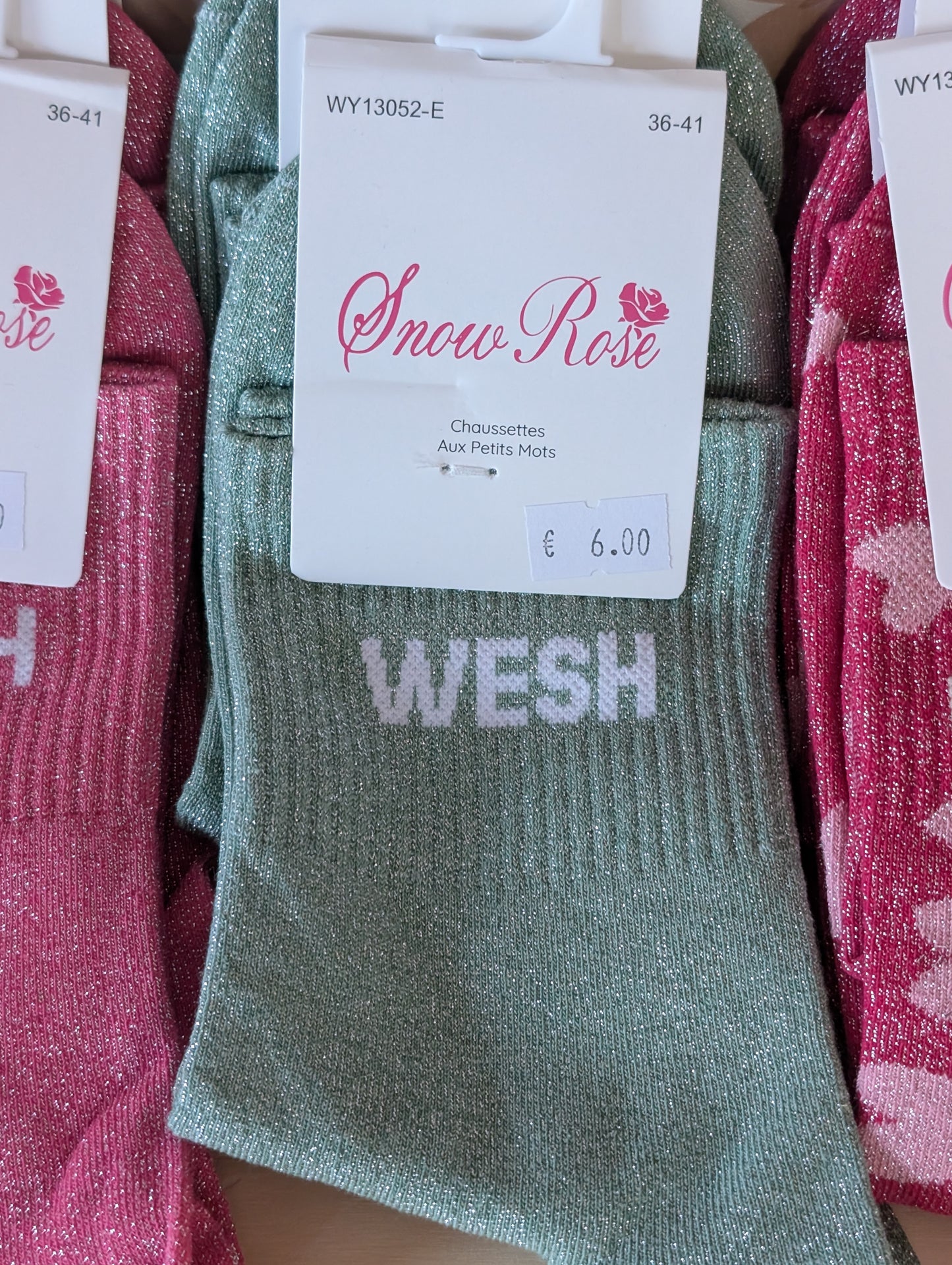 Chaussettes Wesh vert