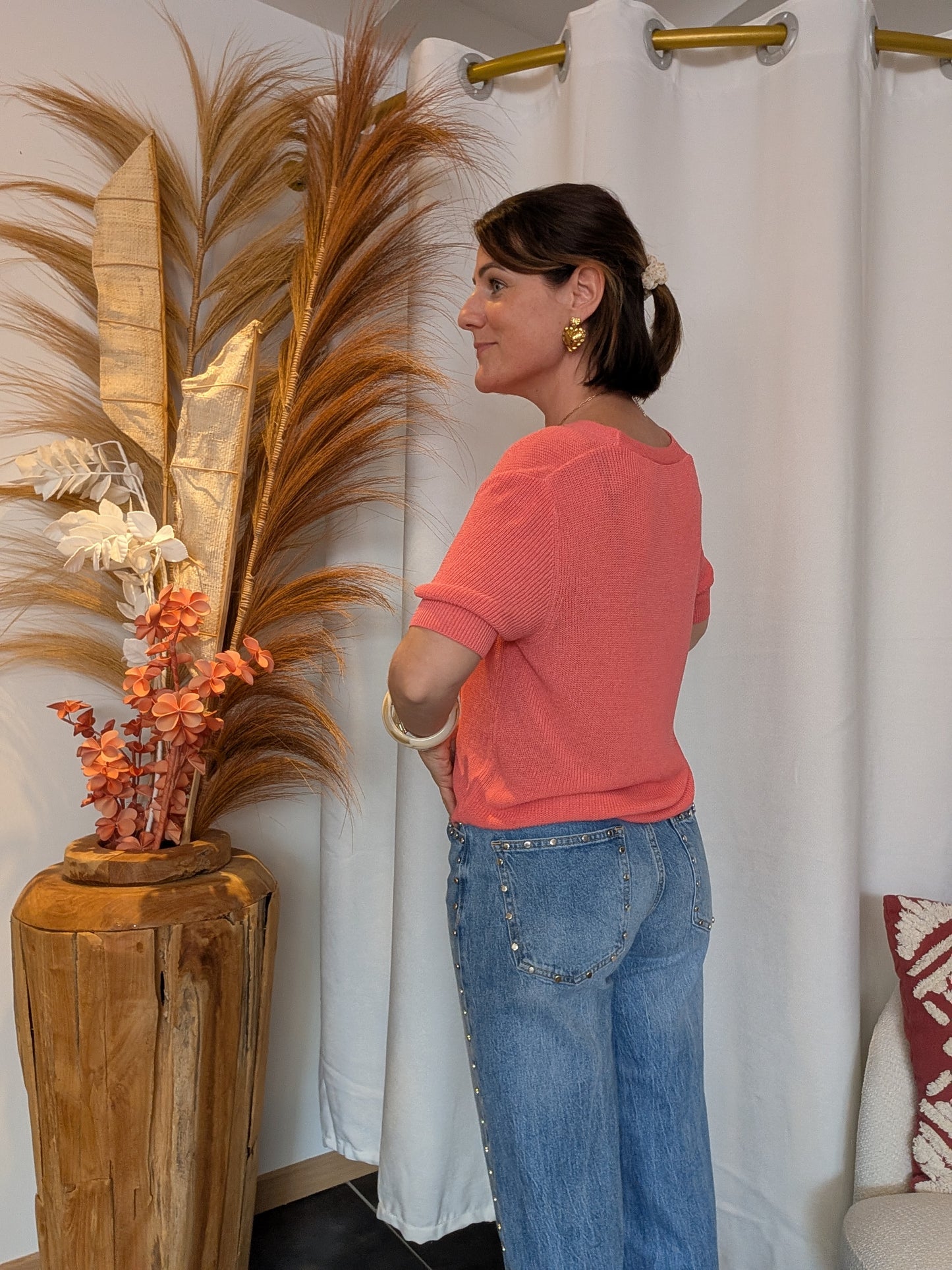 Gilet Ibiza corail