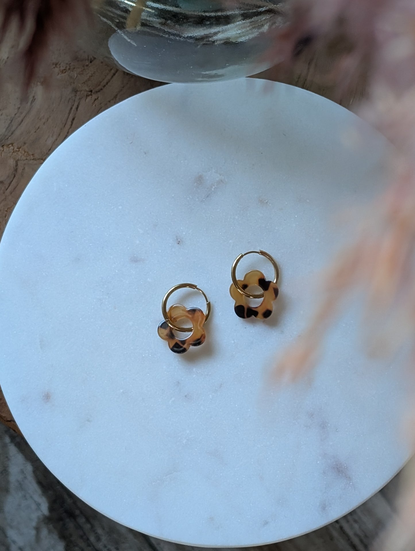 Boucle d'oreille léopard