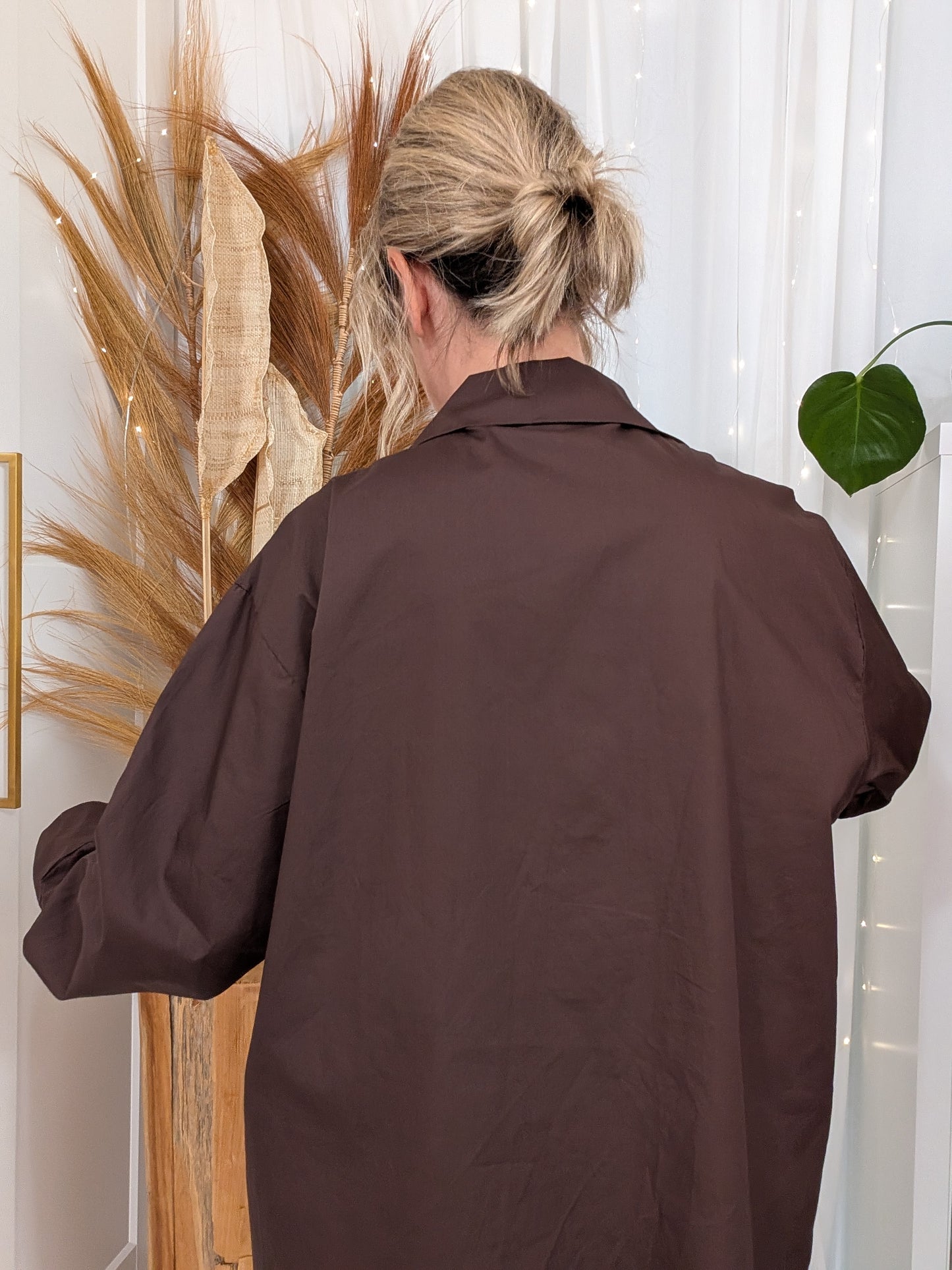 Chemise multibroches choco