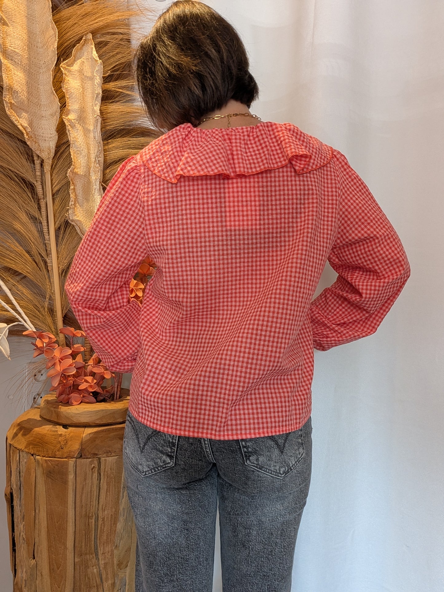 Blouse Victoire orange