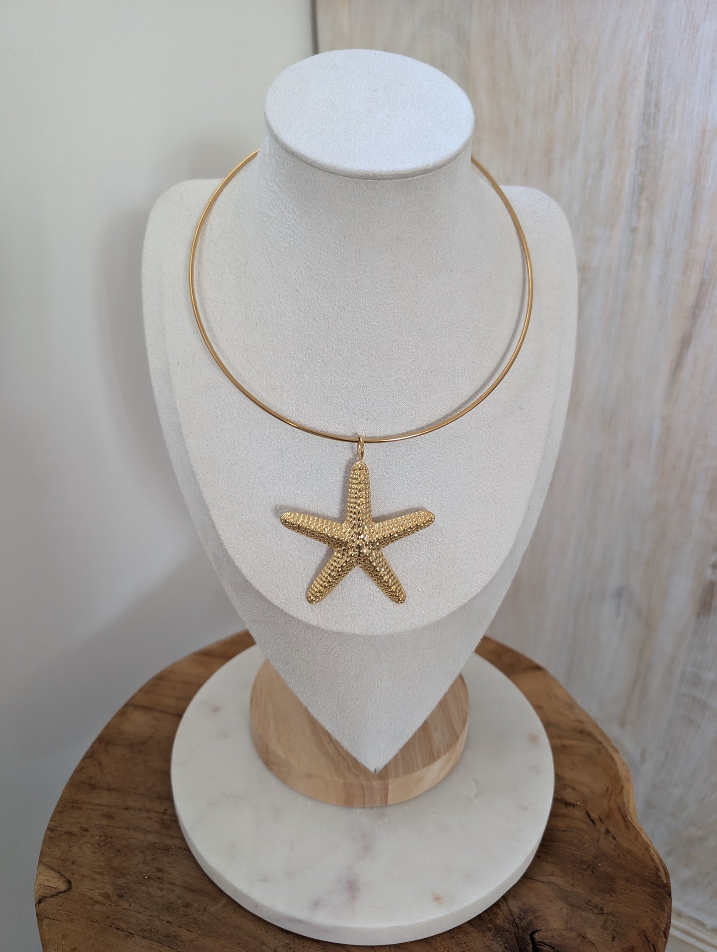 Collier rigide Etoile des mer