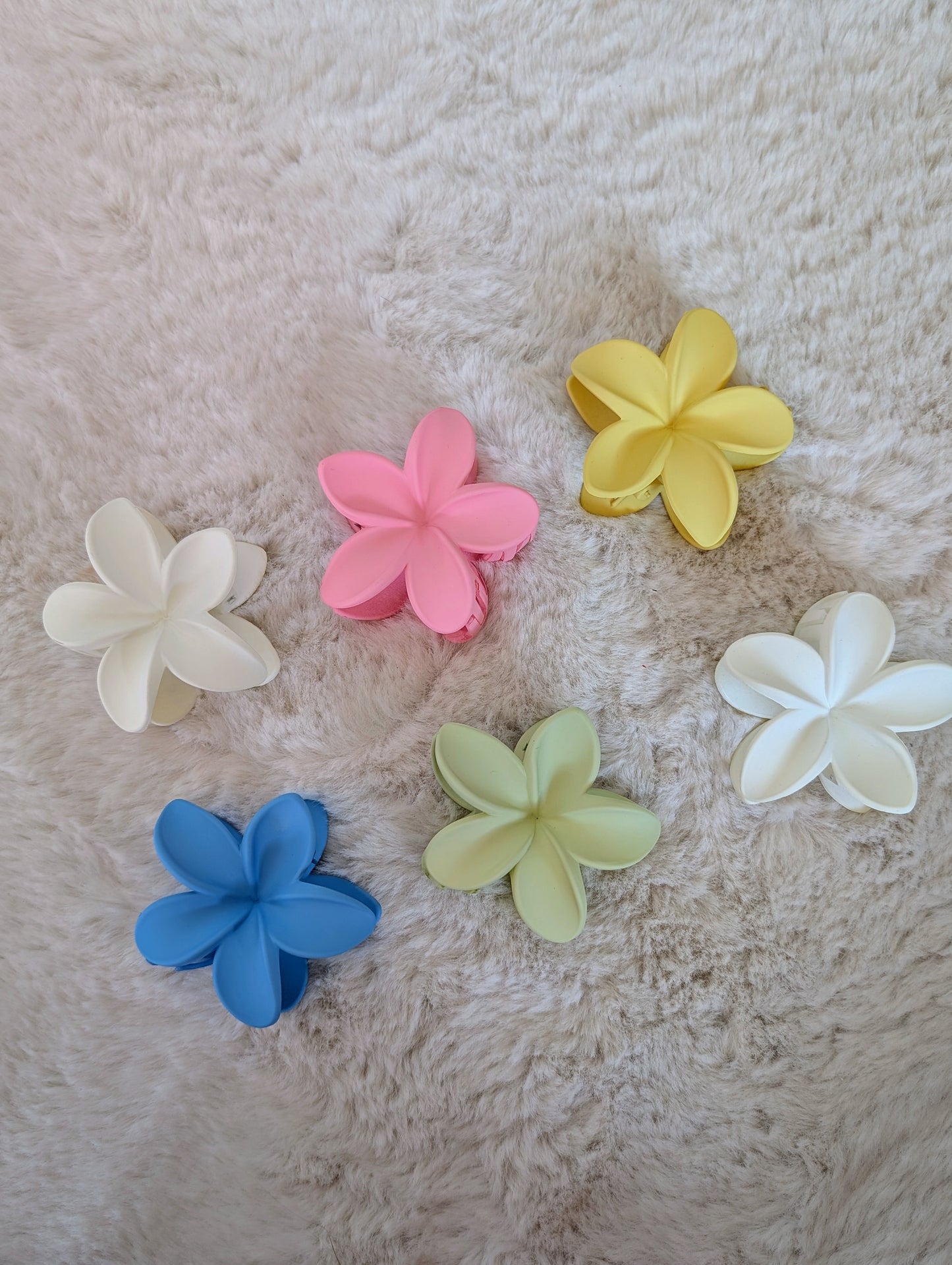 Barrette à cheveux fleur jaune - Haley