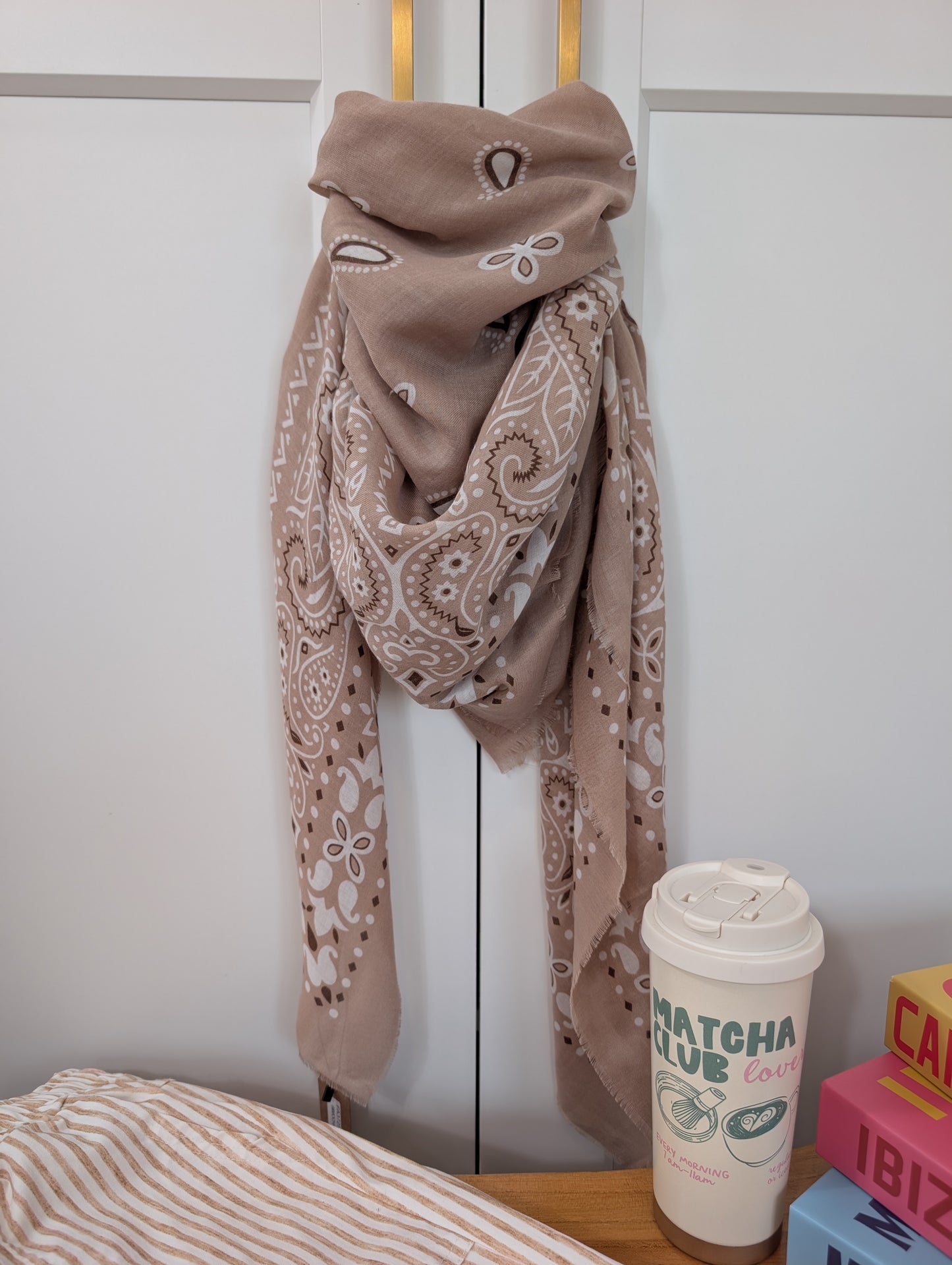 Foulard beige