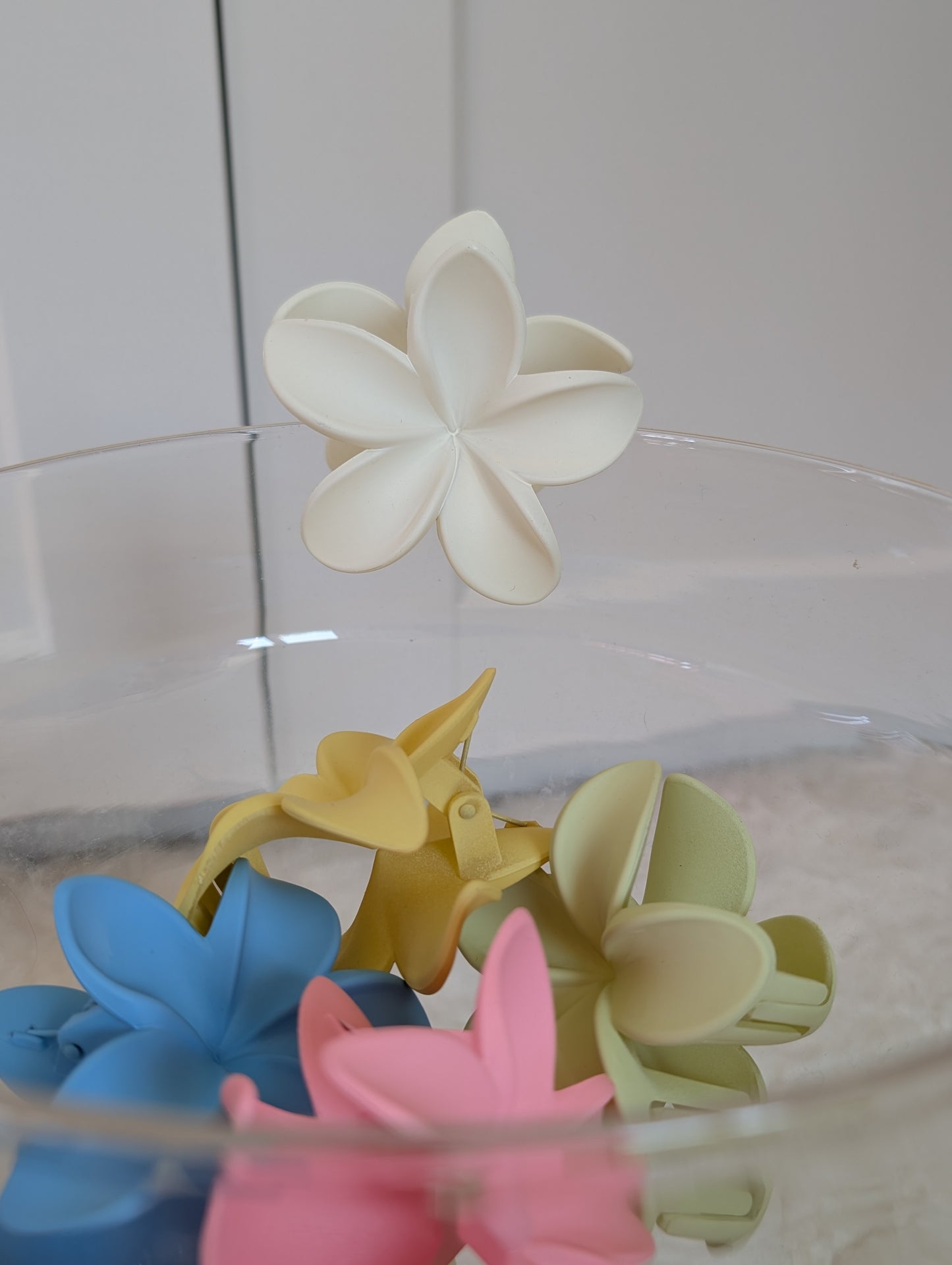 Barrette à cheveux fleur blanche - Haley