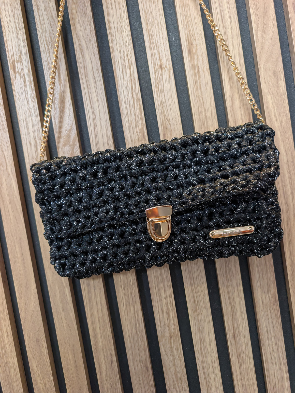 Pochette Herminia noir