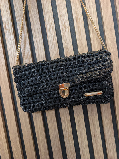 Pochette Herminia noir