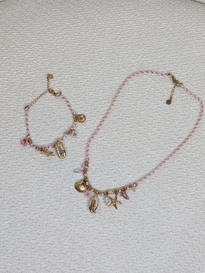 Bracelet Coquillage rose