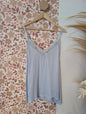 Top dentelle bleu ciel GRANDE TAILLE
