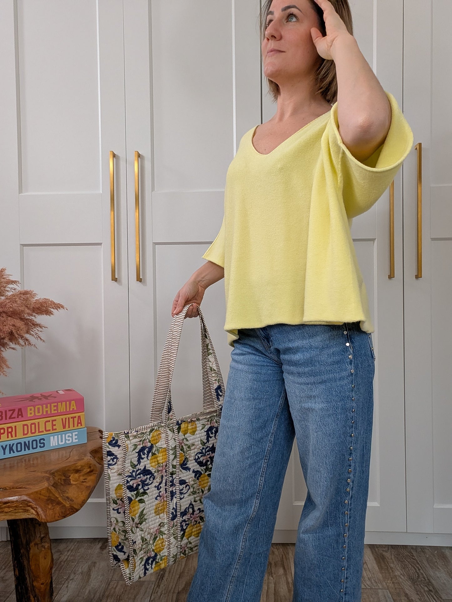 Pull Chrys jaune - Le confort obsolu