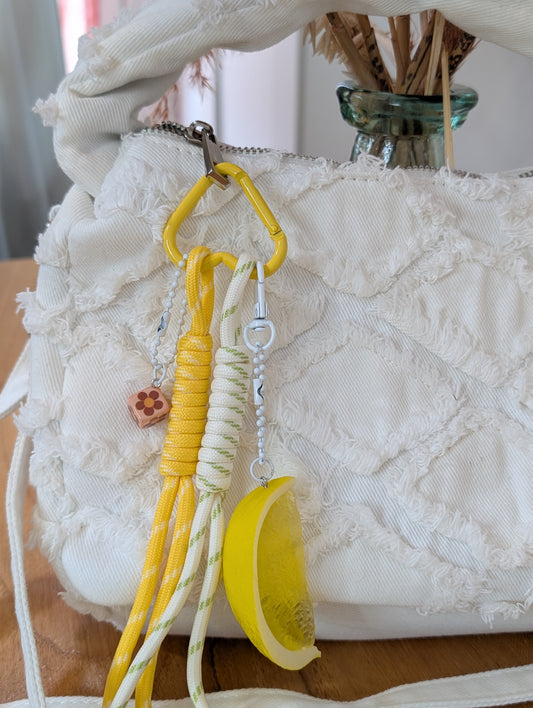Porte clef charm Citron