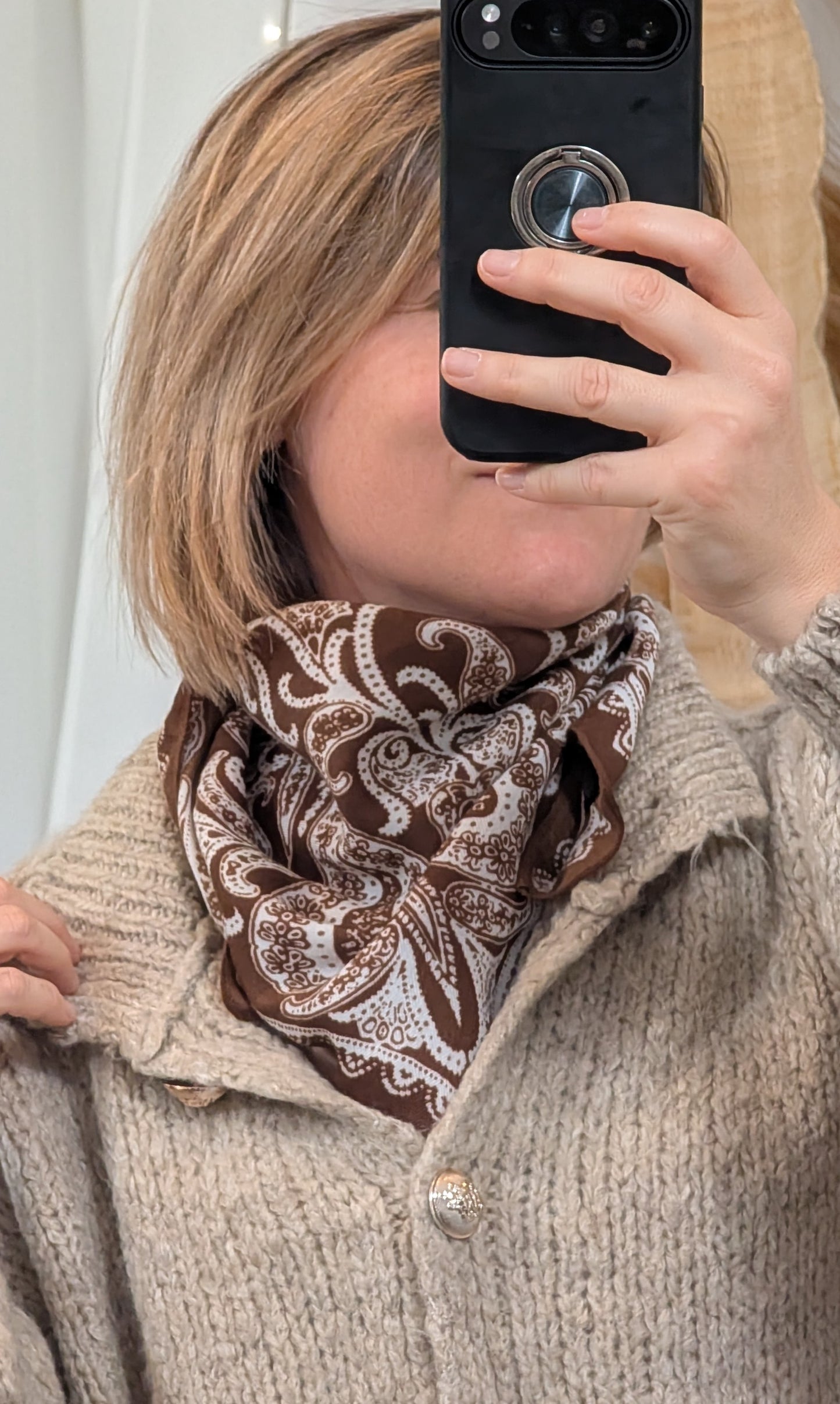 Foulard Ela choco