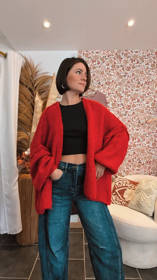 Gilet Douillet rouge
