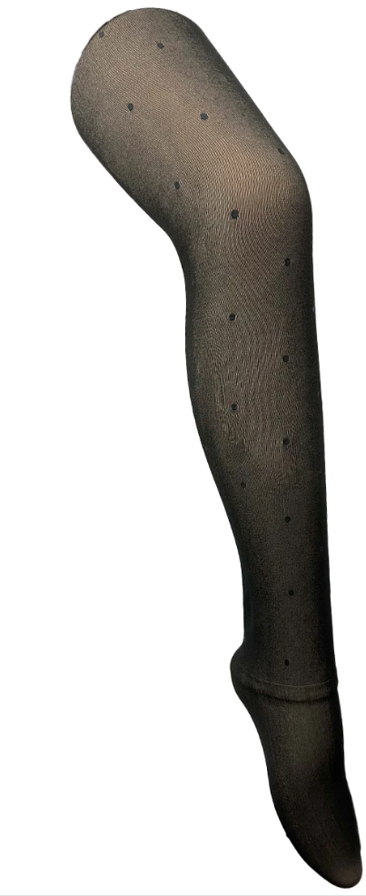 Collant polaire transparant noir poid