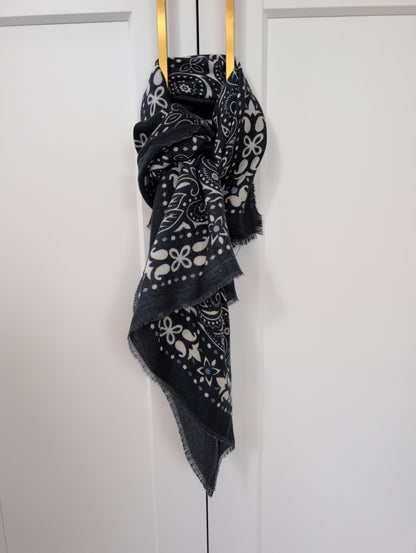 Foulard carré marine bandana