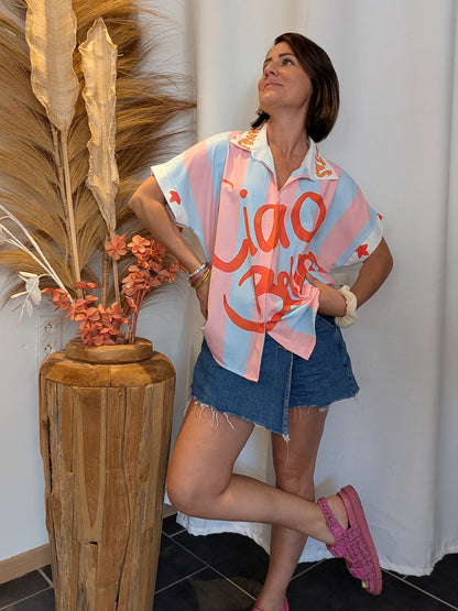 Chemise oversize Frutas