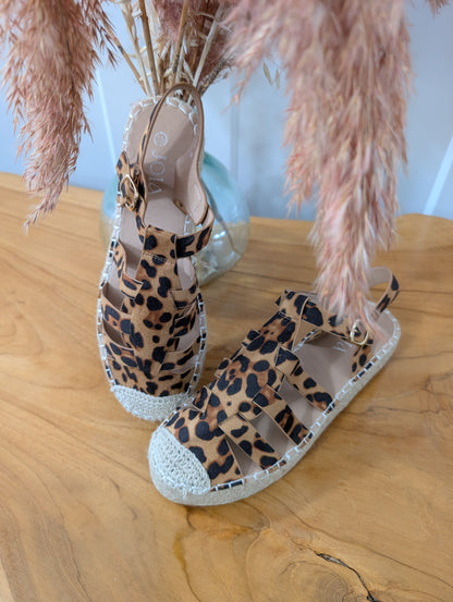 Espadrilles léopard