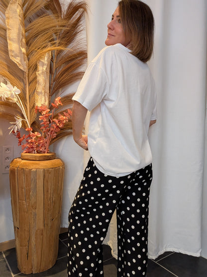 Tee-shirt oversize blanc Charlotte