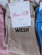 Chaussettes Wesh beige