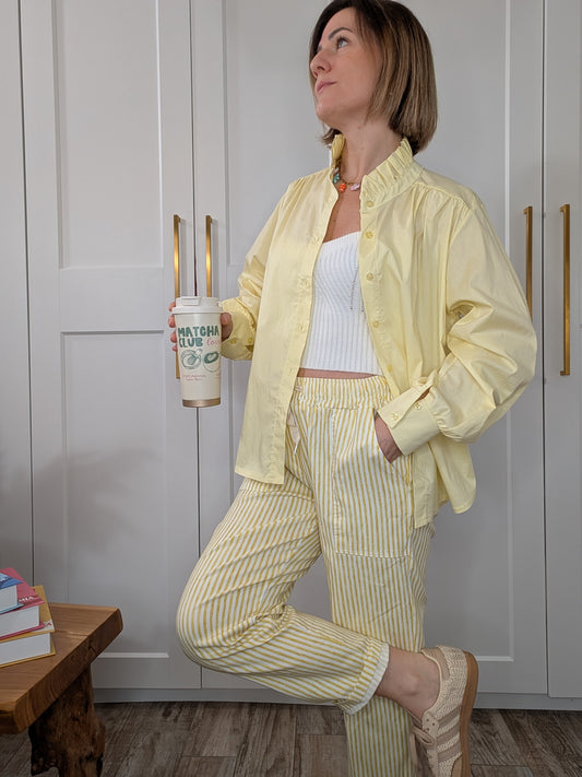 Pantalon Adéle jaune - Tendance pour le printemps
