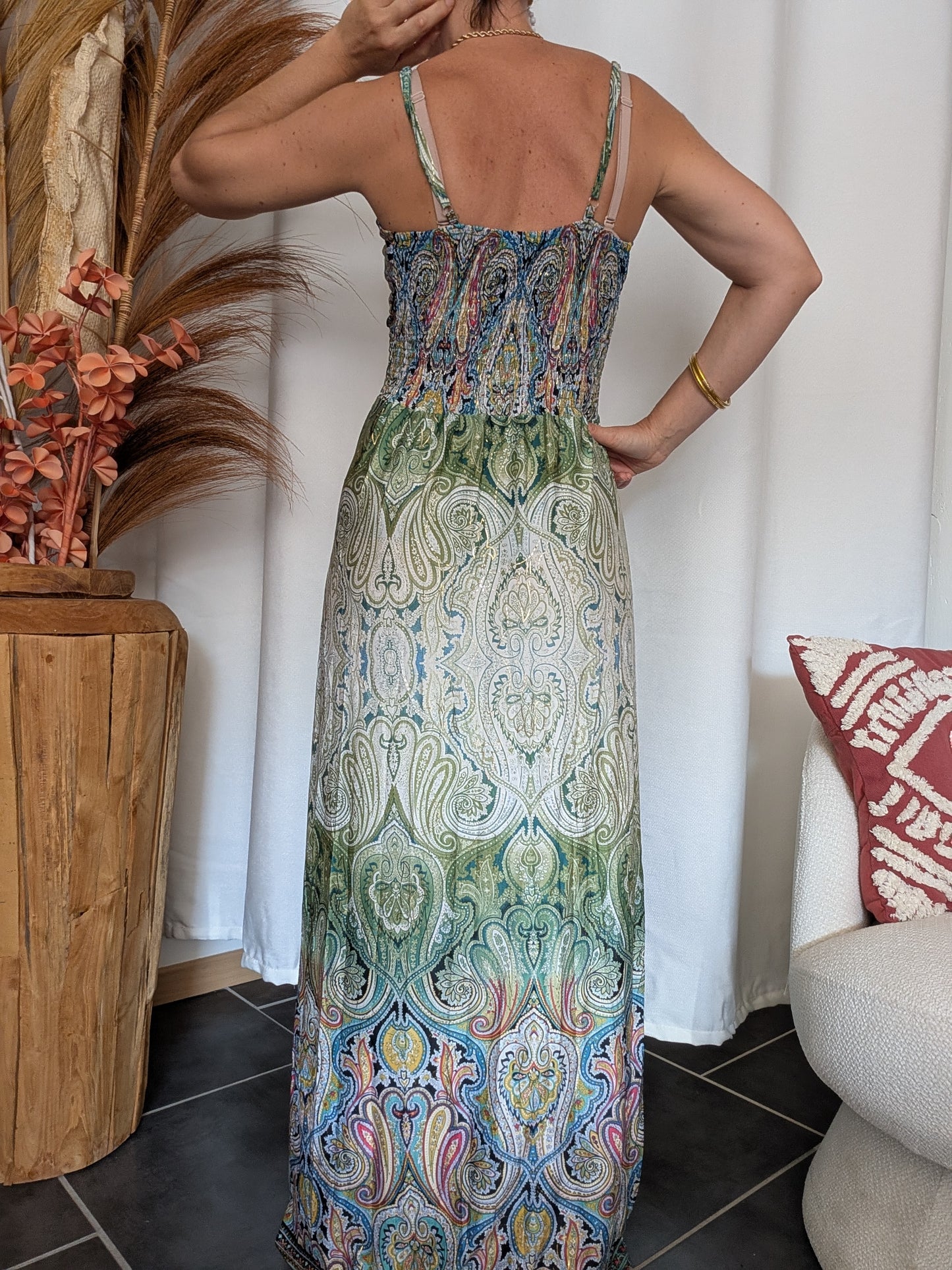Robe Yanaîs verte