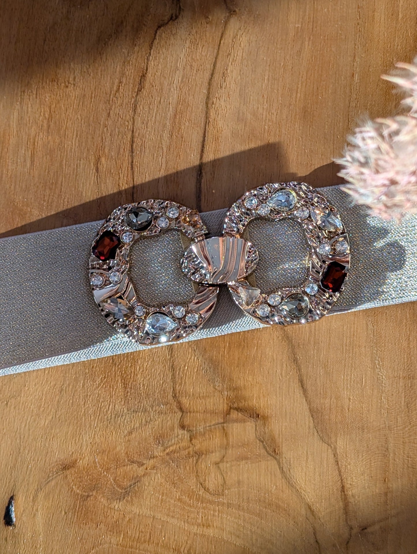 Ceinture élastique Strass