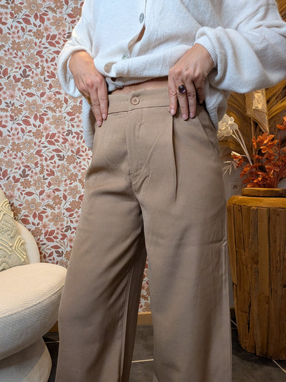 Pantalon Coralie camel