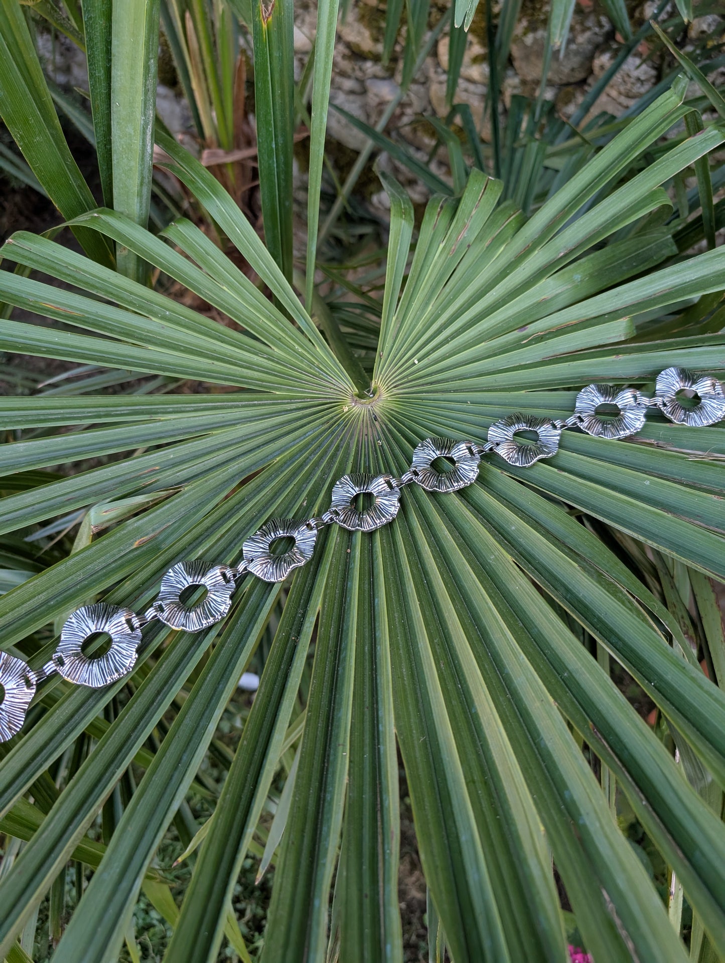 Ceinture bijou argentée - Donut