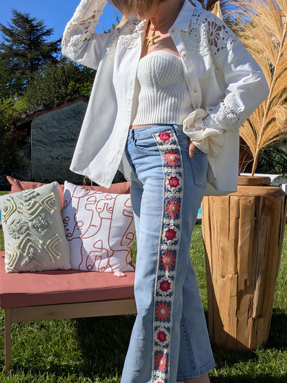 Jean crochet Claudine
