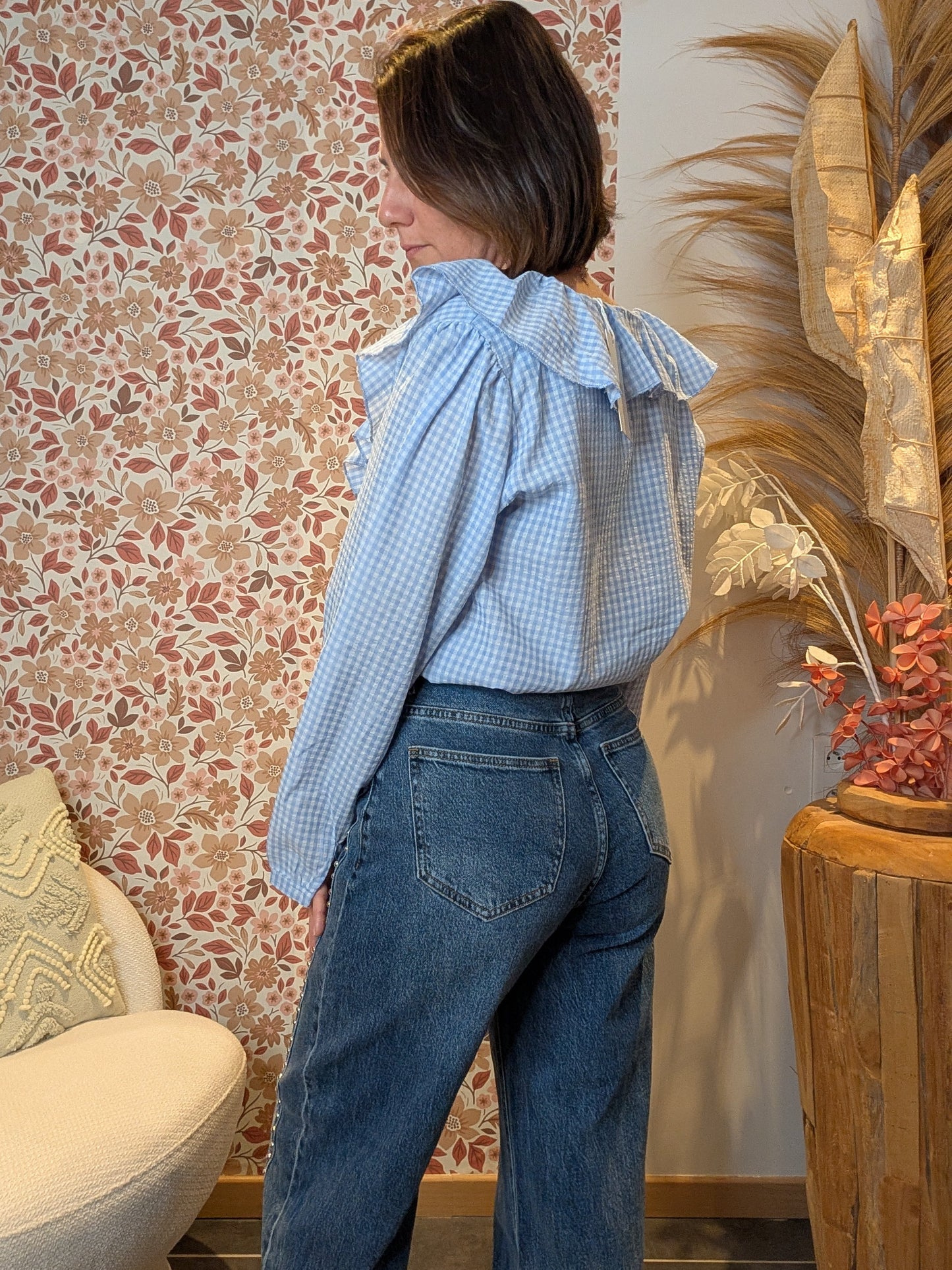 Blouse Victoire bleu
