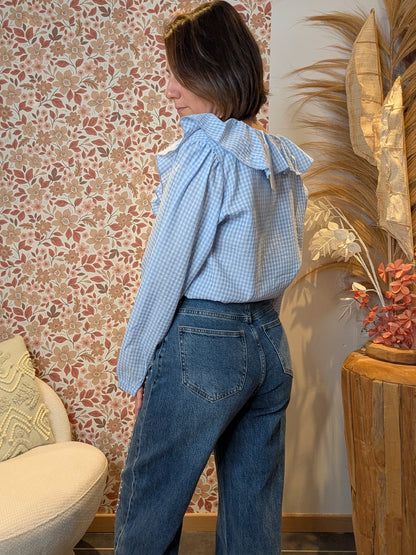 Blouse Victoire bleu