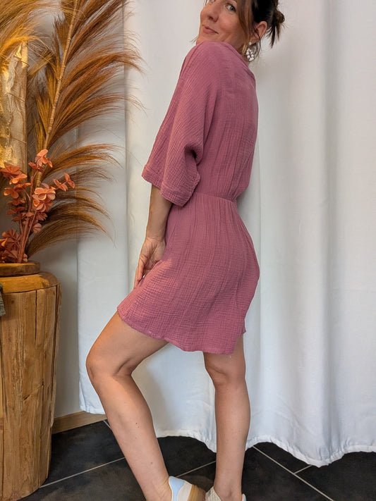 Combishort Perla mauve