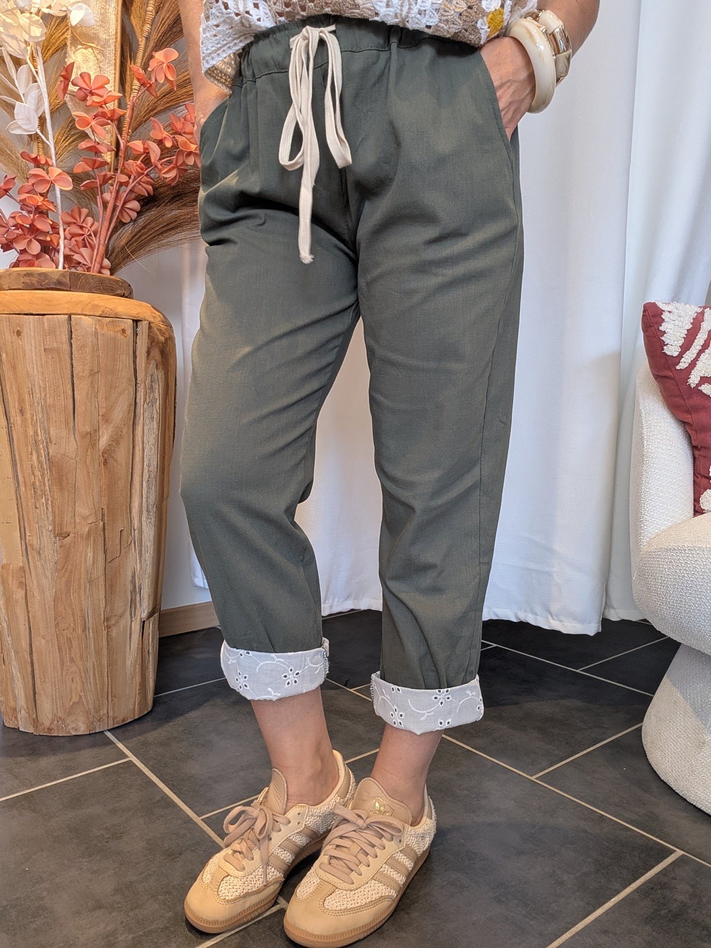 Pantalon Wendy kaky