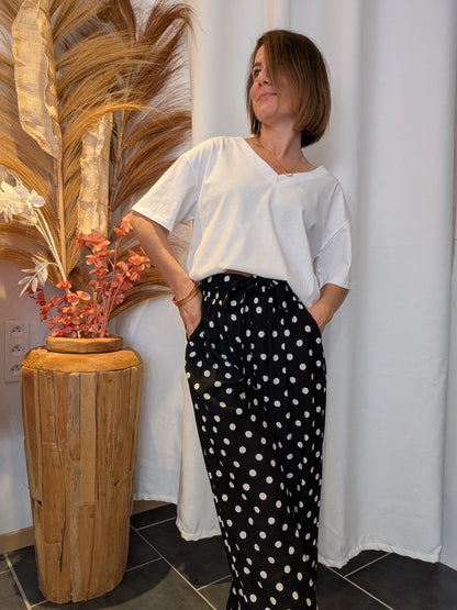 Tee-shirt oversize blanc Charlotte