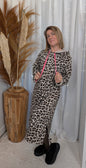 Robe sweat léopard