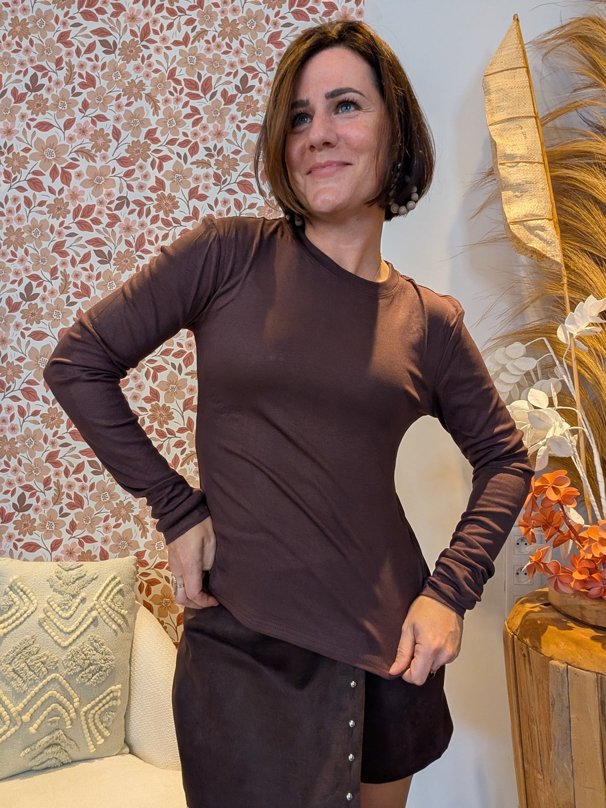 Top Lili chocolat