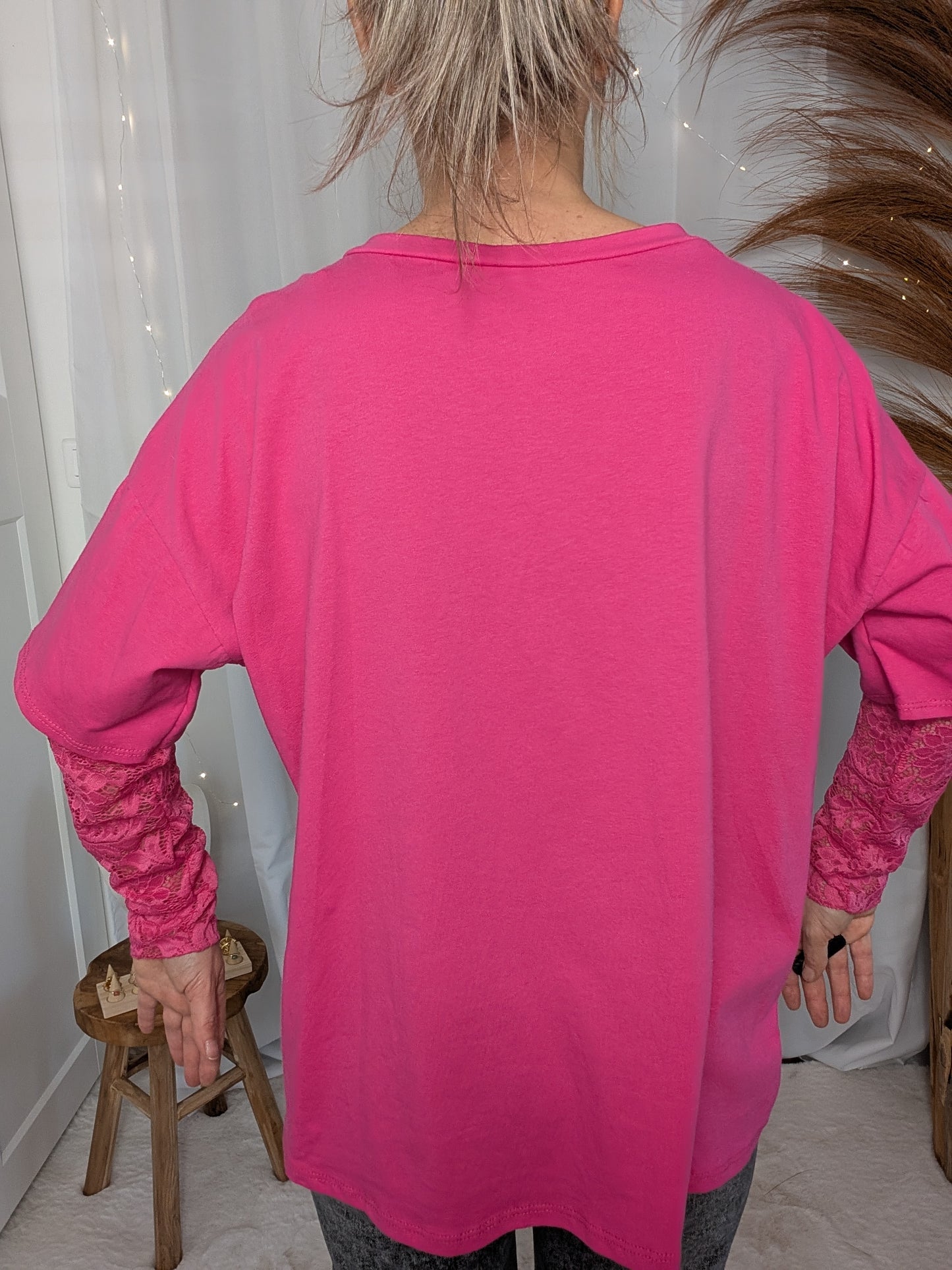 Tee-shirt - Luna (fushia)