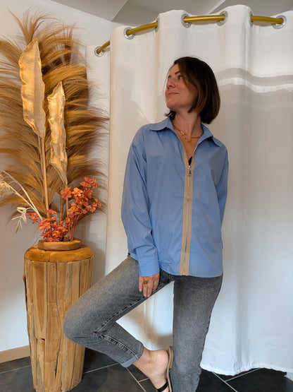 Chemise Zélia bleu