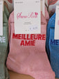 Chaussettes Meilleure amie rose