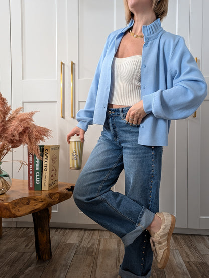 Gilet Cyrielle - Le col volant tendance