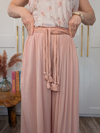 Pantalon Celeste rose poudré