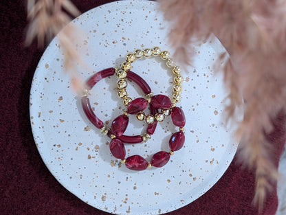 Bracelet trio Nina brodeaux