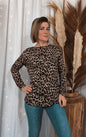 Top manche longue léopard