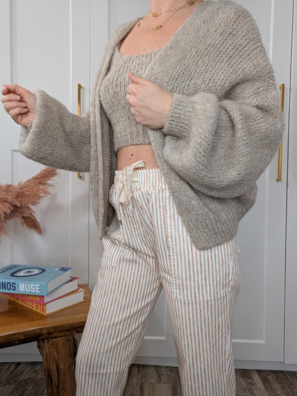 Pantalon Adéle camel - Tendance pour le printemps