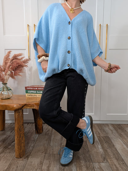 Gilet Elisabeth bleu ciel